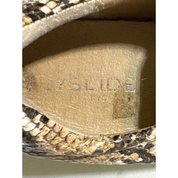 J/Slides Embossed Snake Slip On Platform Sneakers Size 7.5 - Picture 5 of 7